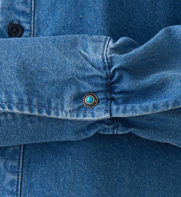  「Q.anos デニムシャツジャケット」|シャツ・ブラウス|