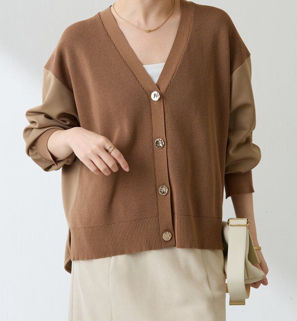  「コンビニットカーディガン」|ニット・セーター|
