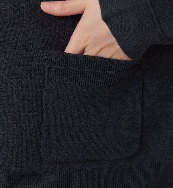  「スキッパースウェットライクカーディガン」|ニット・セーター|