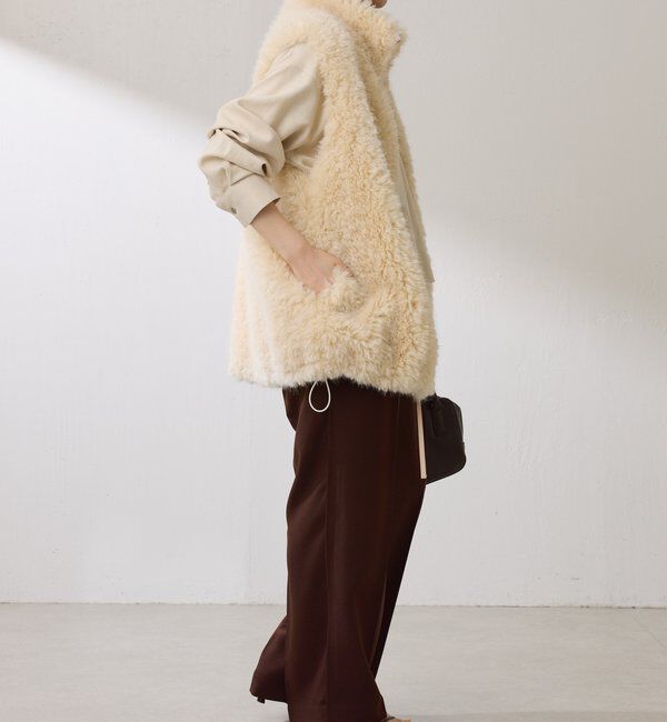  「ミックスファーベスト」|ベスト・ジレ|