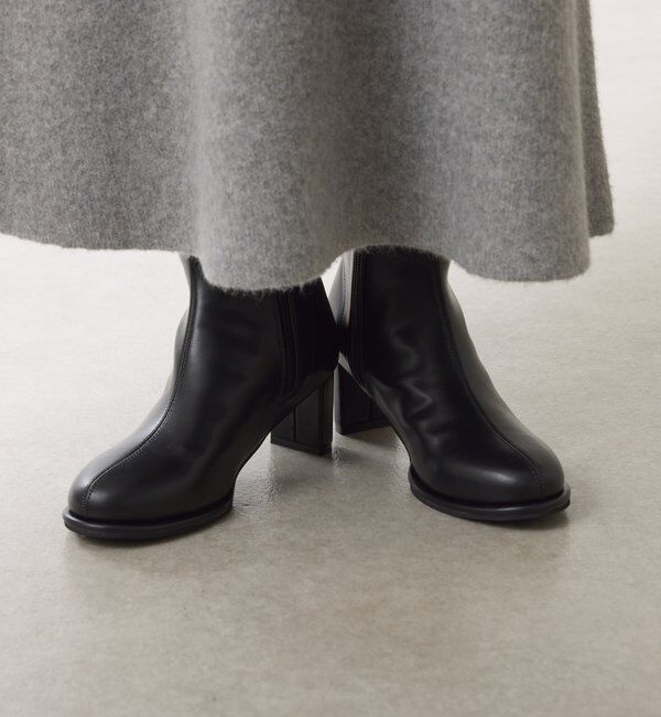  「【PAPILLONNER/パピヨネ】ラウンドトゥショートブーツ」|ショートブーツ|