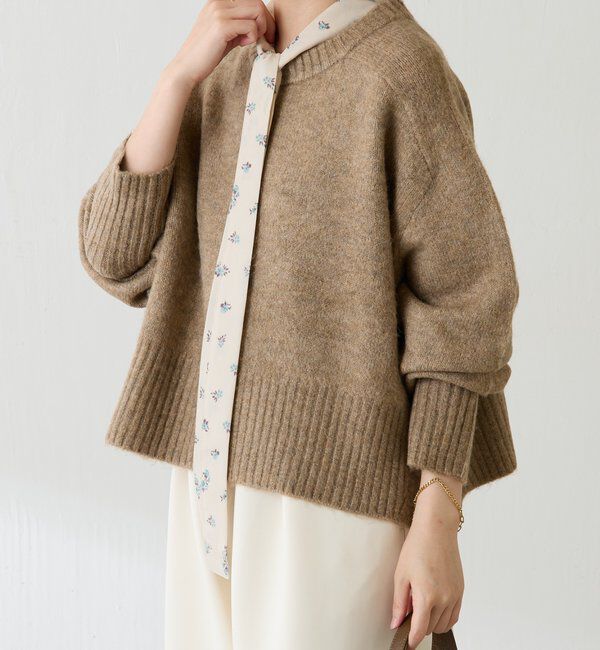  「ヤクライクショートニット」|ニット・セーター|