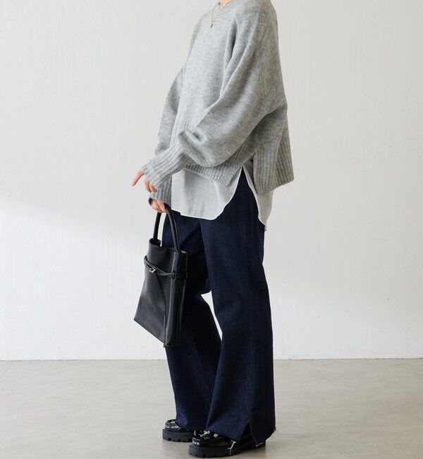  「ヤクライクショートニット」|ニット・セーター|