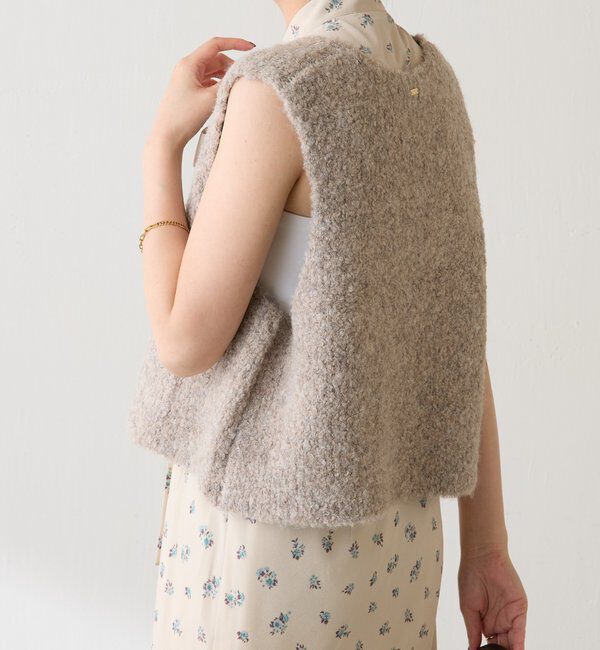  「ブークレーメタルトグルベスト」|ニット・セーター|