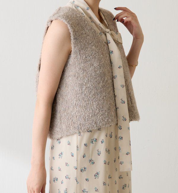  「ブークレーメタルトグルベスト」|ニット・セーター|