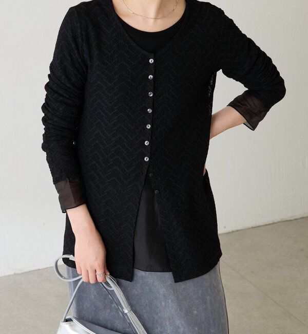  「コンパクトVネックカーディガン」|Tシャツ・カットソー|