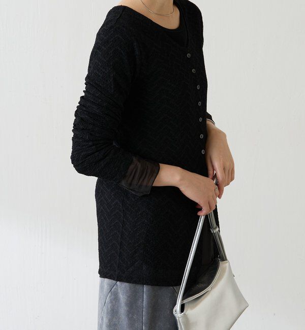  「コンパクトVネックカーディガン」|Tシャツ・カットソー|