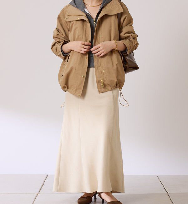  「ライナー付きスタンドネックブルゾン」|キュロット|