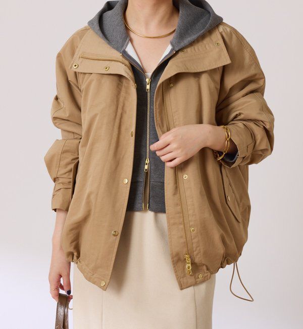  「ライナー付きスタンドネックブルゾン」|キュロット|