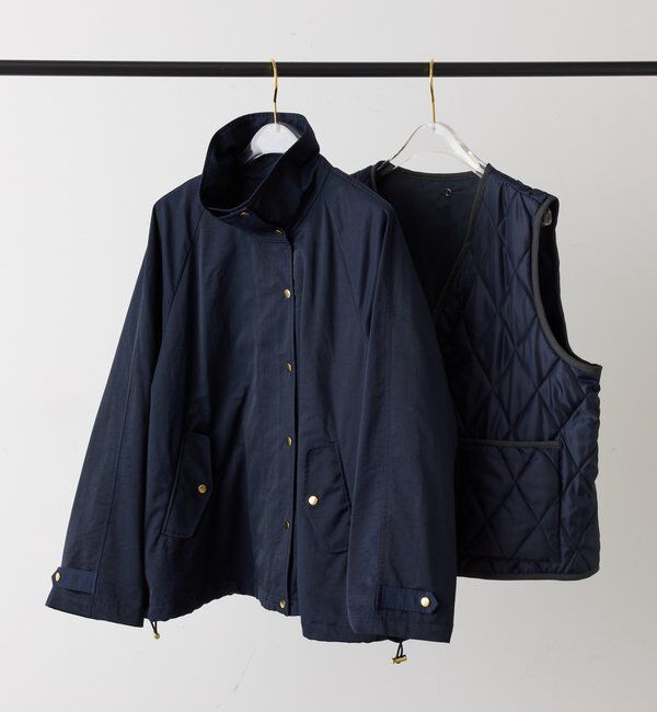  「ライナー付きスタンドネックブルゾン」|キュロット|