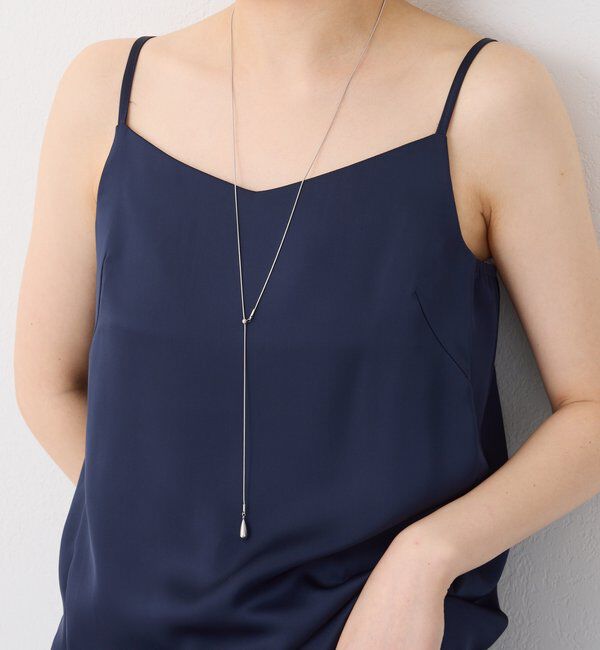  「【PAPILLONNER/パピヨネ】ステンレスドロップネックレス」|リング|