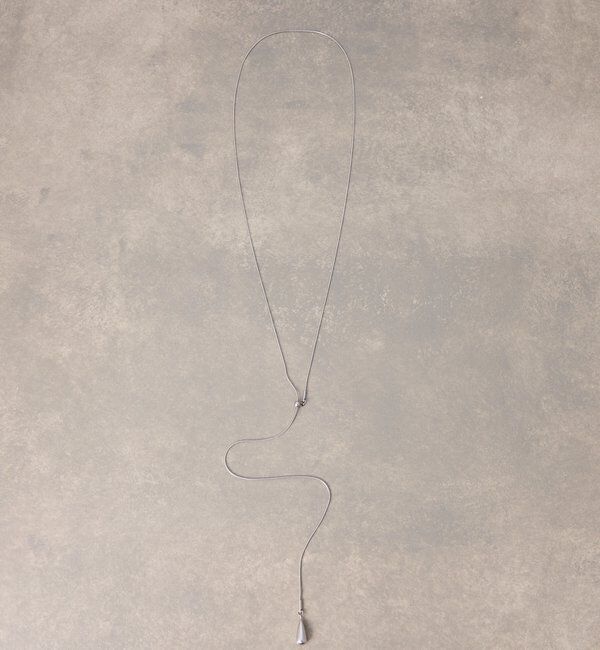  「【PAPILLONNER/パピヨネ】ステンレスドロップネックレス」|リング|