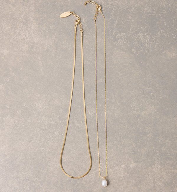  「【PAPILLONNER/パピヨネ】レイヤードネックレス」|リング|