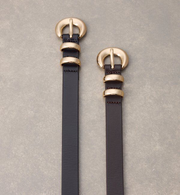  「【PAPILLONNER/パピヨネ】ラウンドバックルベルト」|ベルト|