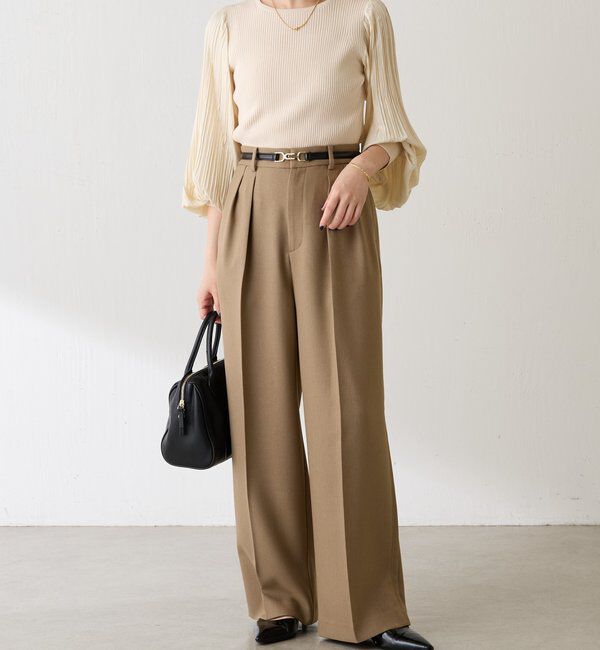  「【PAPILLONNER/パピヨネ】ビットバックルスライドベルト」|ベルト|