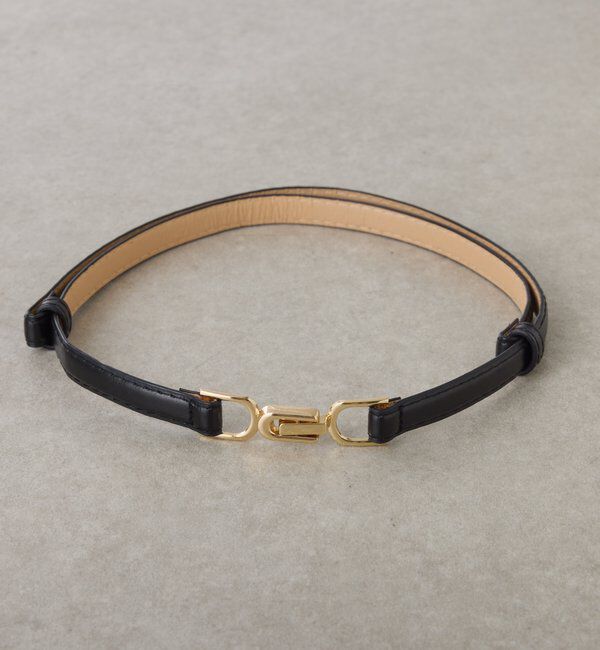  「【PAPILLONNER/パピヨネ】ビットバックルスライドベルト」|ベルト|