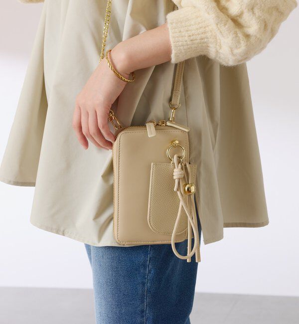  「【PAPILLONNER/パピヨネ】チャーム付きショルダーミニバッグ」|トートバッグ|