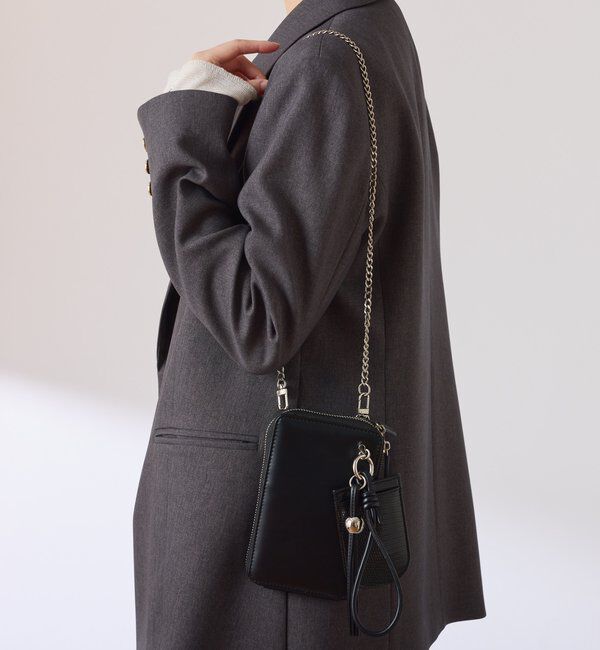  「【PAPILLONNER/パピヨネ】チャーム付きショルダーミニバッグ」|トートバッグ|