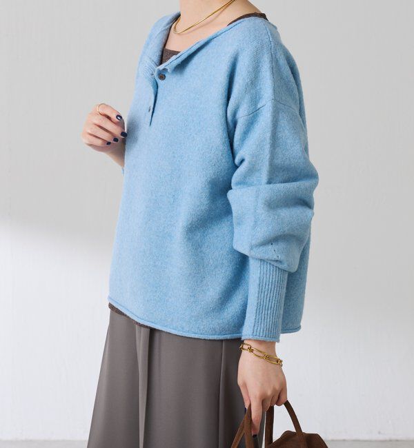  「2WAYヘンリーネックニット」|ニット・セーター|