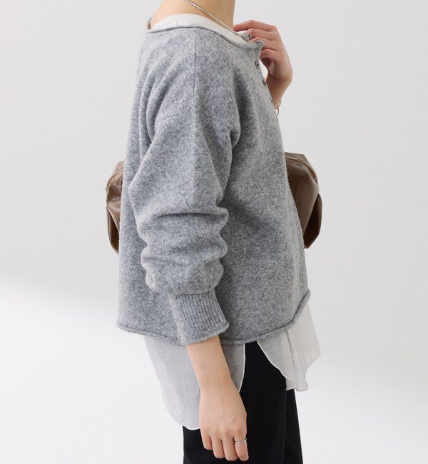  「2WAYヘンリーネックニット」|ニット・セーター|