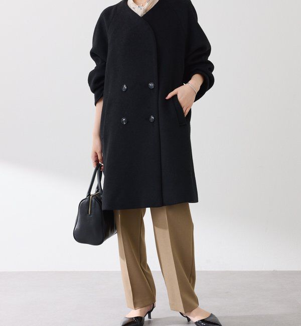  「ノーカラーダブルコート」|その他|