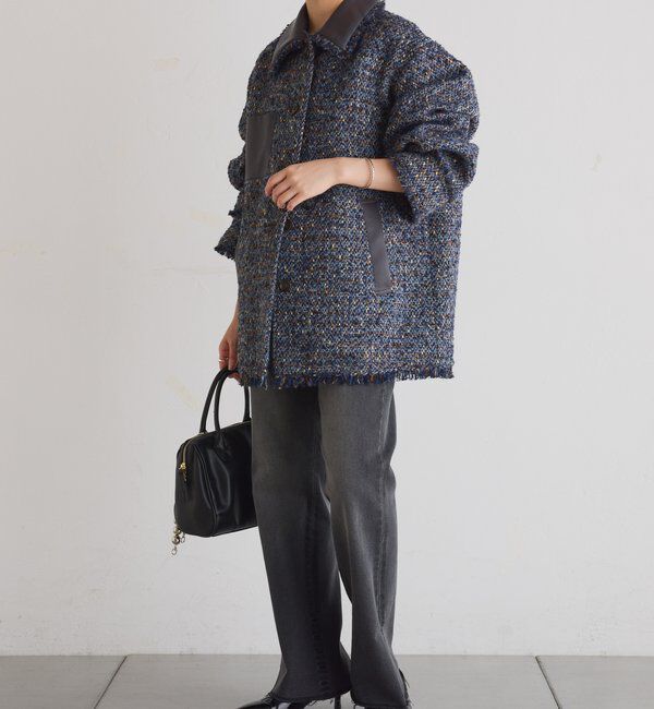  「ツイードカバーオールジャケット」|ベスト・ジレ|