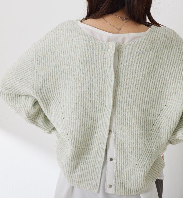  「ラメノット2WAYニット」|ニット・セーター|