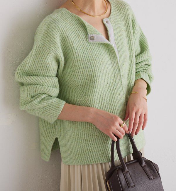  「ラメノット2WAYニット」|ニット・セーター|