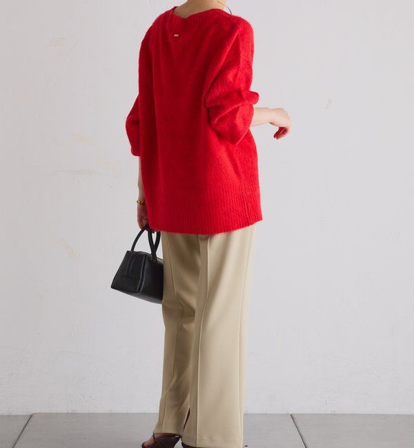  「ピンタックセミフレアーパンツ」|チノ|