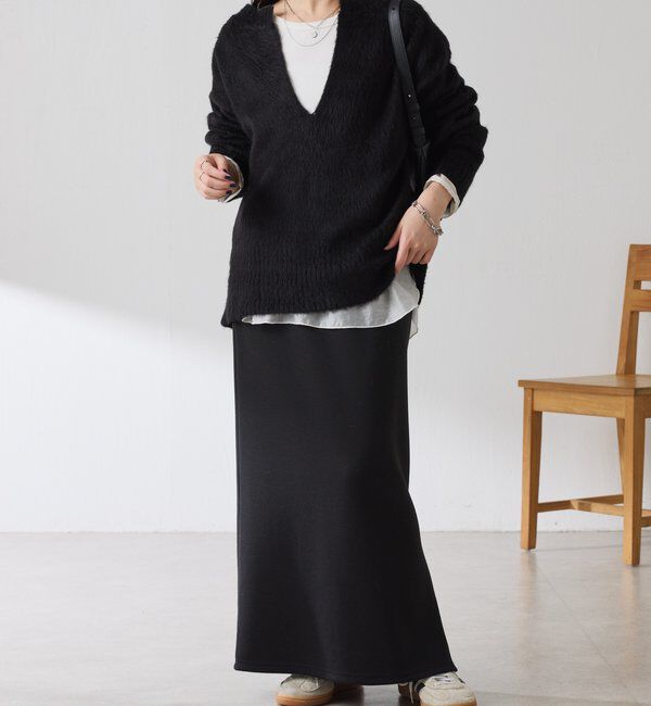  「エアリー深Vニット」|ニット・セーター|