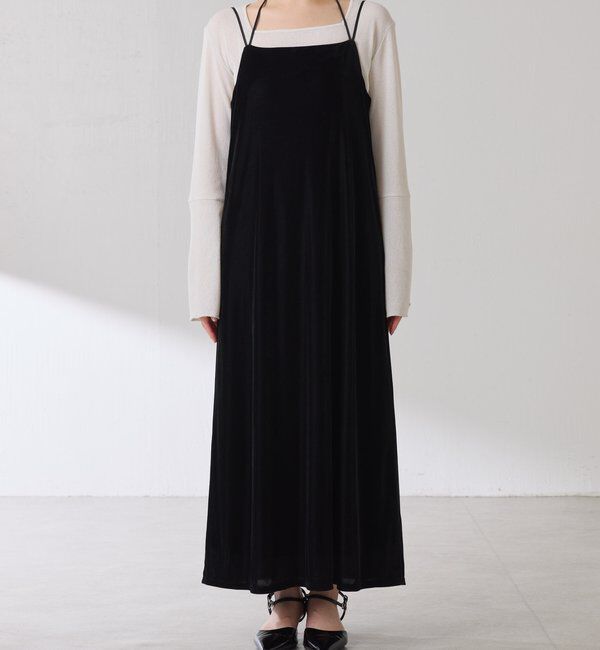  「ベロアキャミワンピース」|ワンピース|