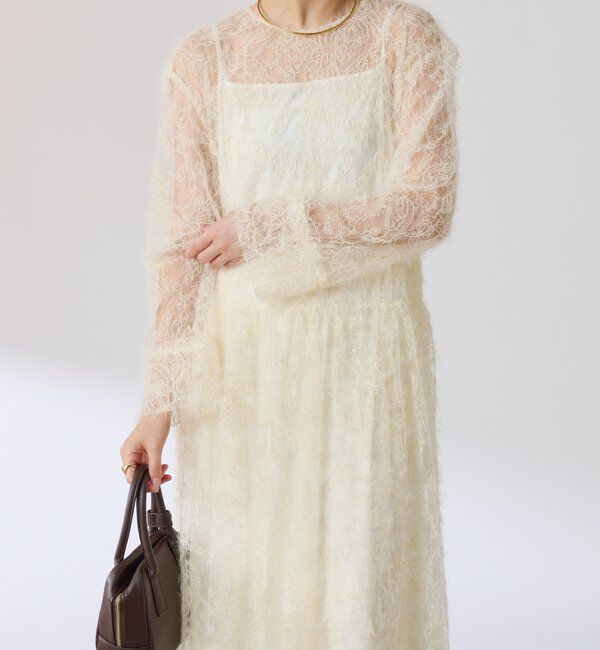  「シアーギャザーワンピース」|ワンピース|