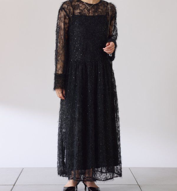  「シアーギャザーワンピース」|ワンピース|