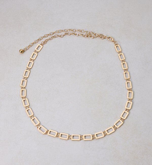  「【PAPILLONNER/パピヨネ】スクエアチェーンベルト」|ベルト|