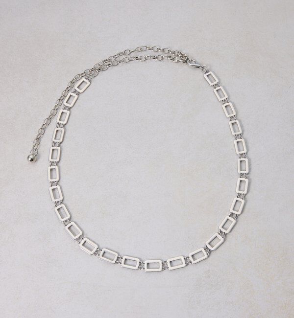  「【PAPILLONNER/パピヨネ】スクエアチェーンベルト」|ベルト|