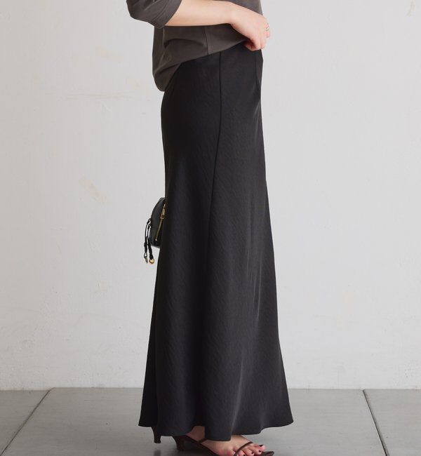  「【IDE監修大きめサイズ/WEB限定リバイバル】サテンマーメイドスカート」|スカート|