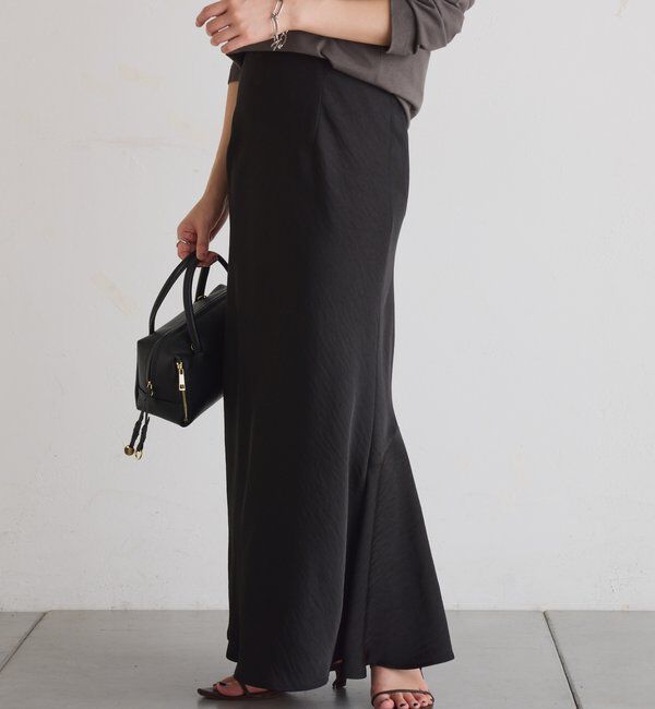  「【IDE監修大きめサイズ/WEB限定リバイバル】サテンマーメイドスカート」|スカート|