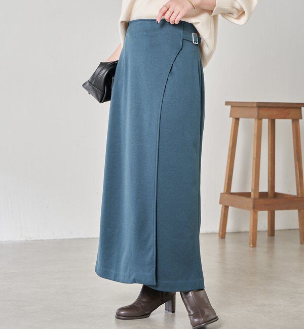  「サイドベルトタイトスカート」|スカート|