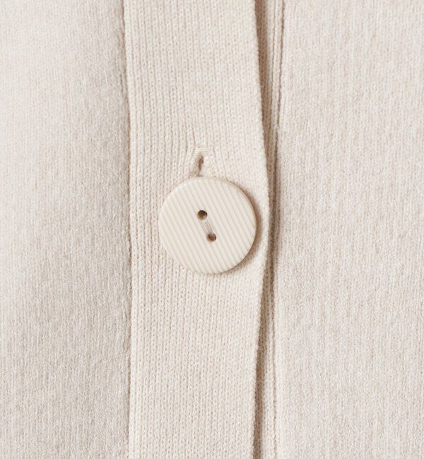  「【襟は取り外し可能】オープンカラーニットカーディガン」|ニット・セーター|