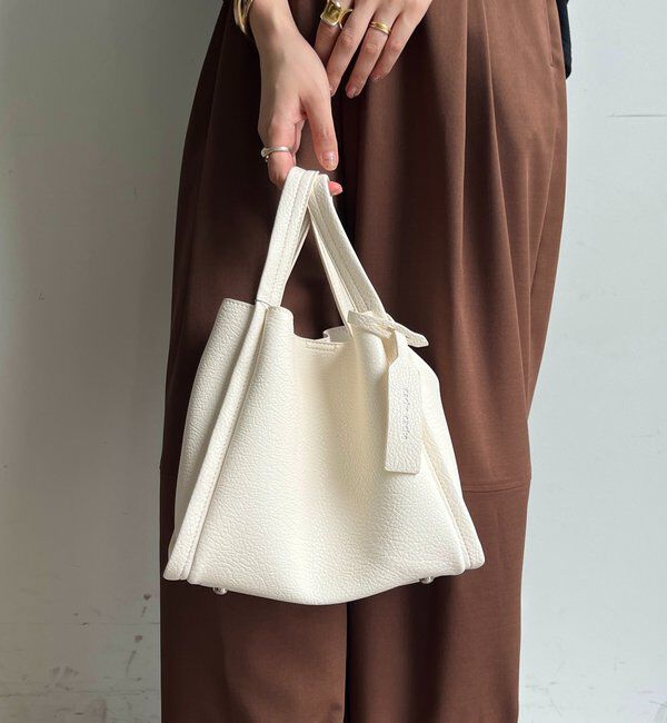  「【ベストセラーアイテム】ミニショルダー付ソフトレザー調ミニバッグ」|トートバッグ|