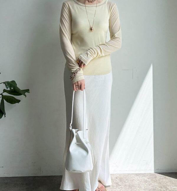  「【新色追加】コットンシアーTEE」|Tシャツ・カットソー|