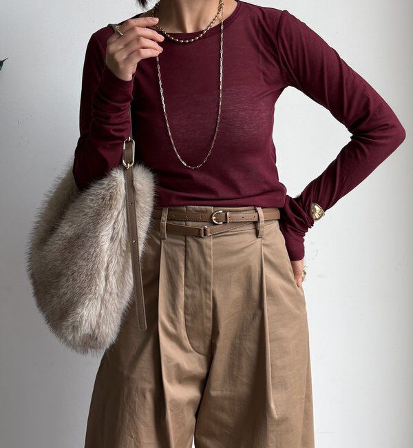  「【新色追加】コットンシアーTEE」|Tシャツ・カットソー|