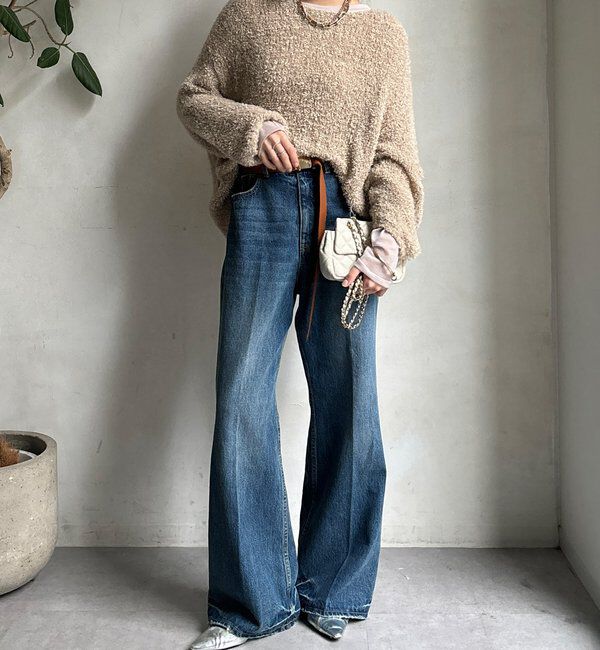  「【柔らかい着心地】袖シアーリブTEE」|Tシャツ・カットソー|