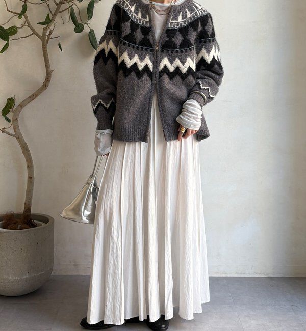  「パネルプリーツスカート」|スカート|