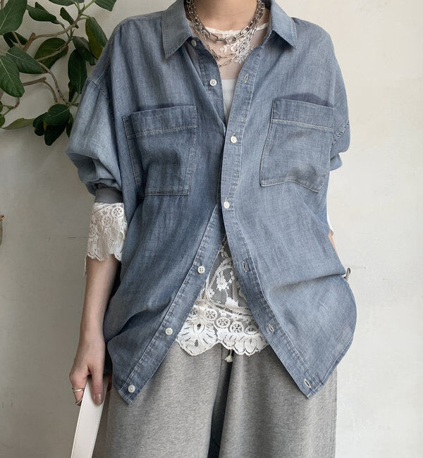  「レースフレアブラウス」|シャツ・ブラウス|