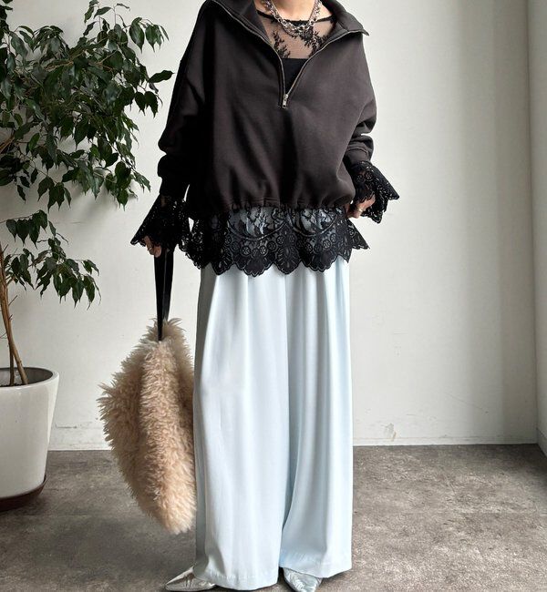  「レースフレアブラウス」|シャツ・ブラウス|