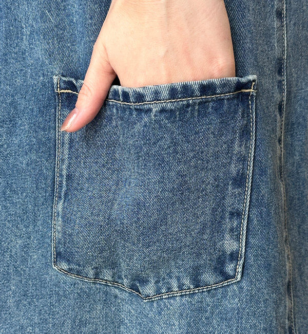  「リヨセルデニムジャンスカ」|ワンピース|