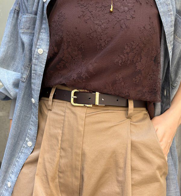  「リバーシブルベルト」|ベルト|ブラック