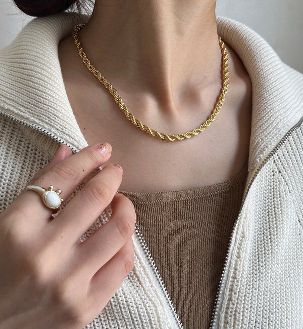  「フックパーツネックレス」|ネックレス|