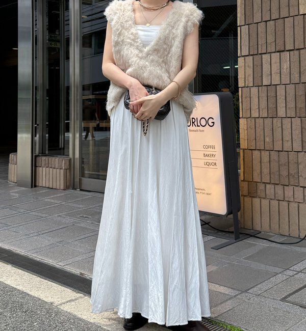  「【REI企画カラーあり】【前後2WAY】シャギーニットベスト」|ニット・セーター|